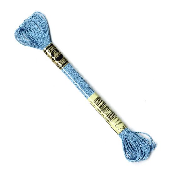 DMC Mouline Blue Topaz Light Effects Embroidery Thread 8m (E334)