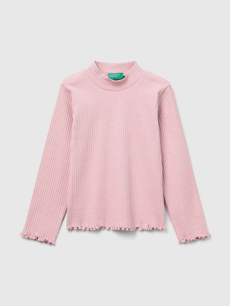 Slim fit stretch cotton t-shirt