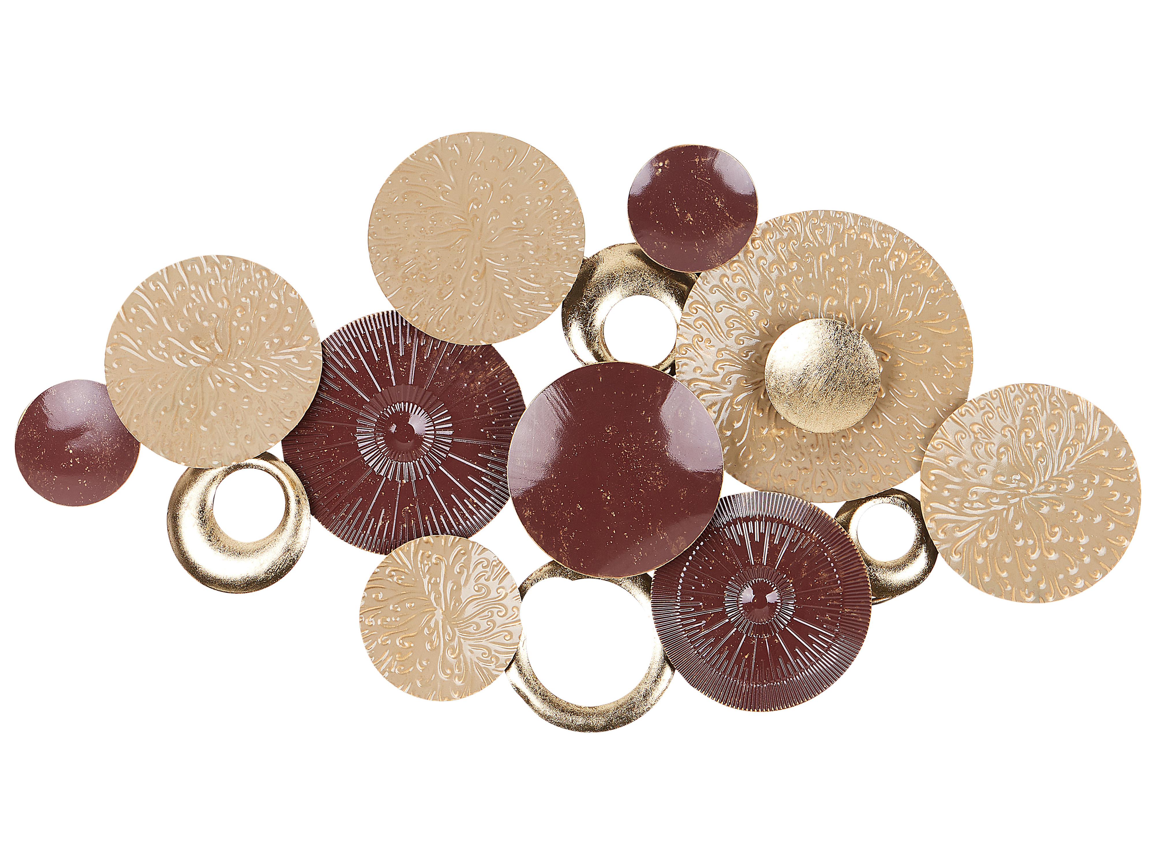 Wall Decor BROMINE Metal 69 cm Gold