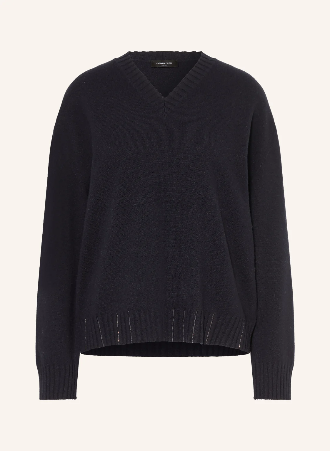FABIANA FILIPPI Pullover mit Schmucksteinen