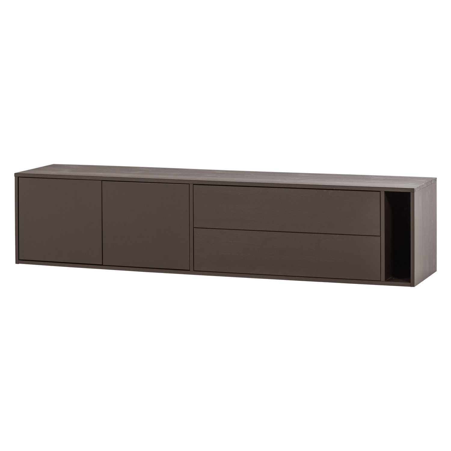 vtwonen Settle Down Tv Meubel - Grenen - Middenbruin - 45x200x44