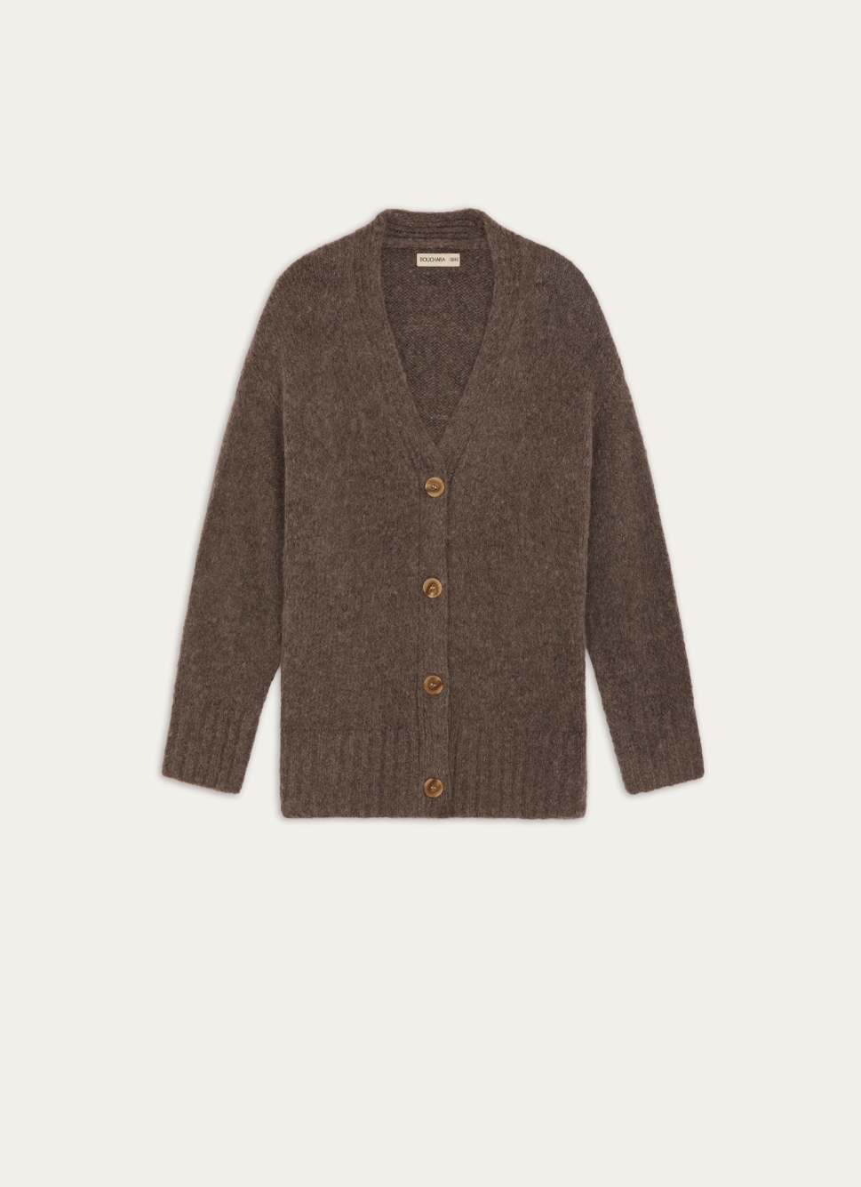 GILET EN TRICOT GRIS FONCE