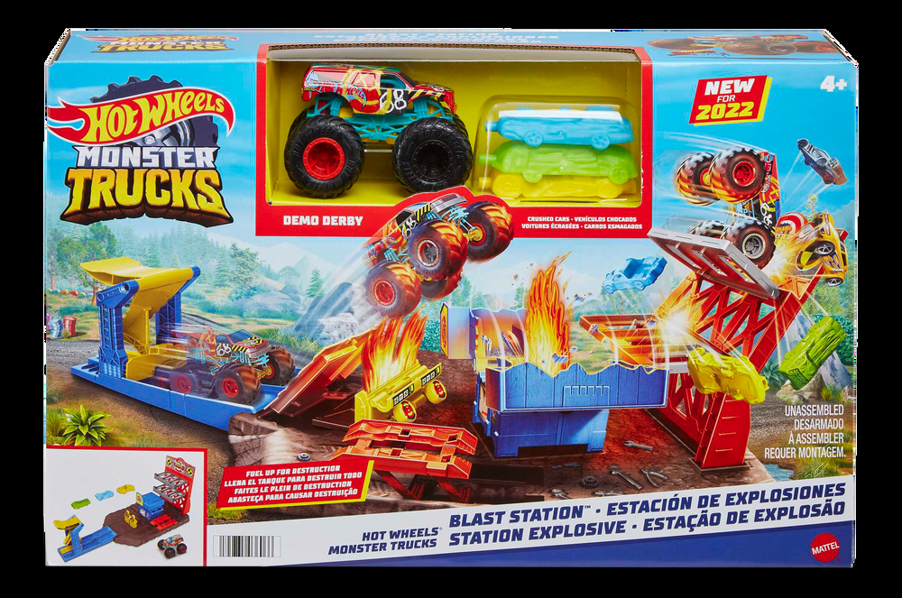 Hot Wheels Monster Truck Blast Station