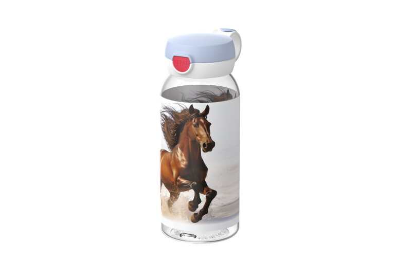 Campus drinkfles met flipdop 600 ml - Wild Horse