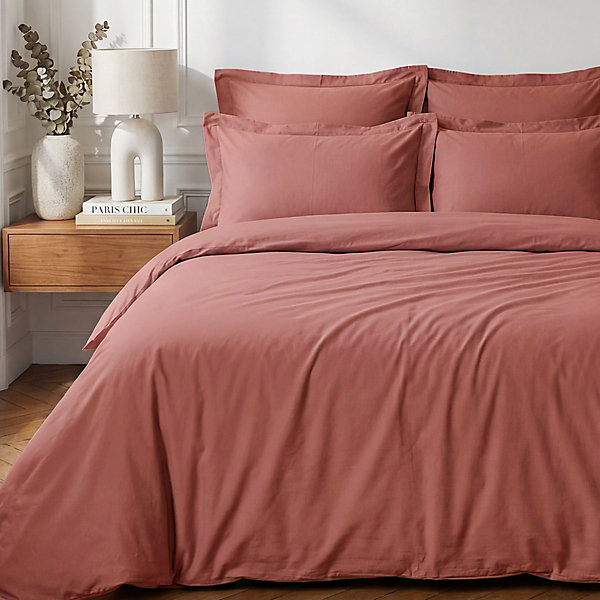 Housse de couette en percale coton Rose du Désert 240x220 cm SOFT PERCALE