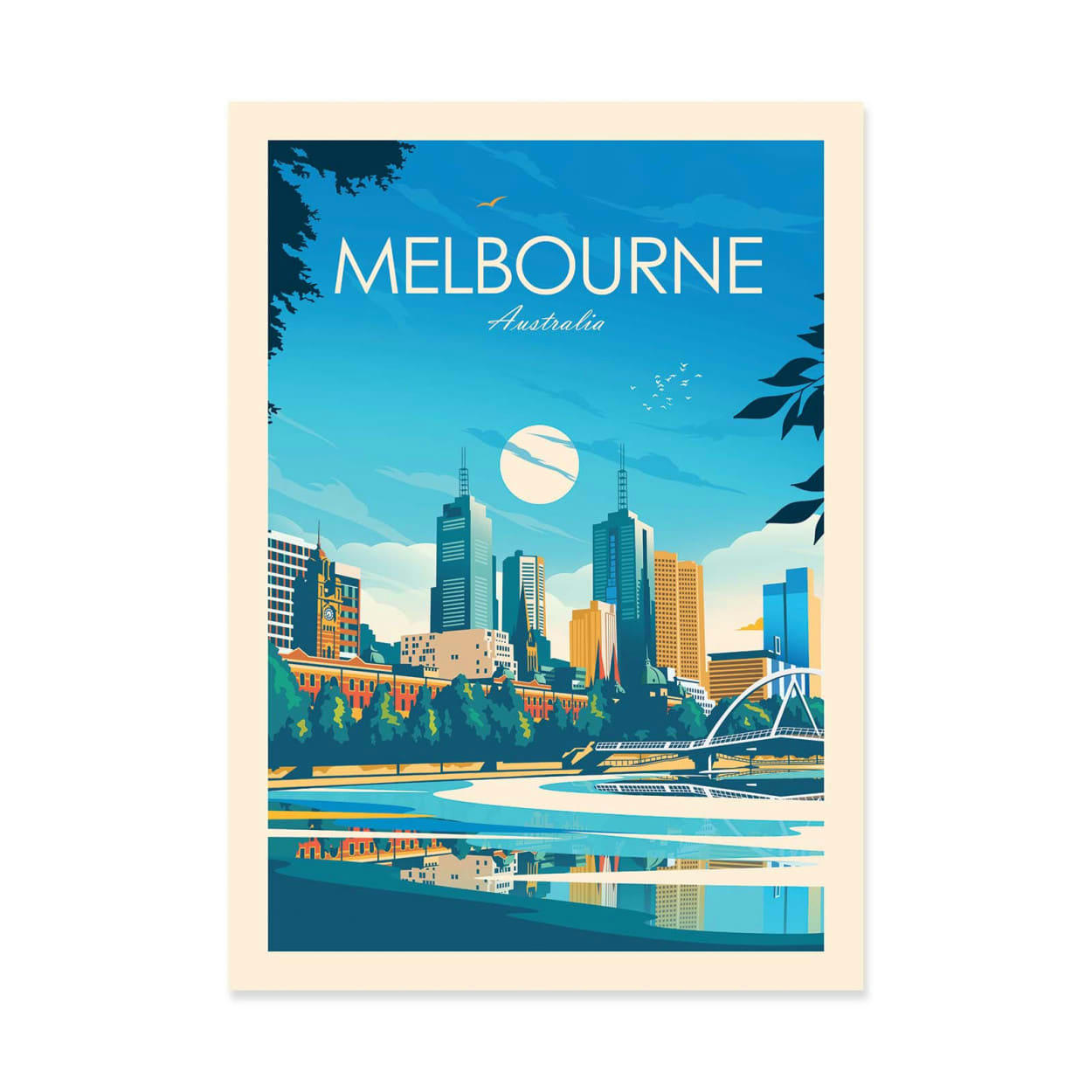 STUDIO INCEPTION - MELBOURNE - STUDIO INCEPTION - Affiche d'art 30 x 40 cm