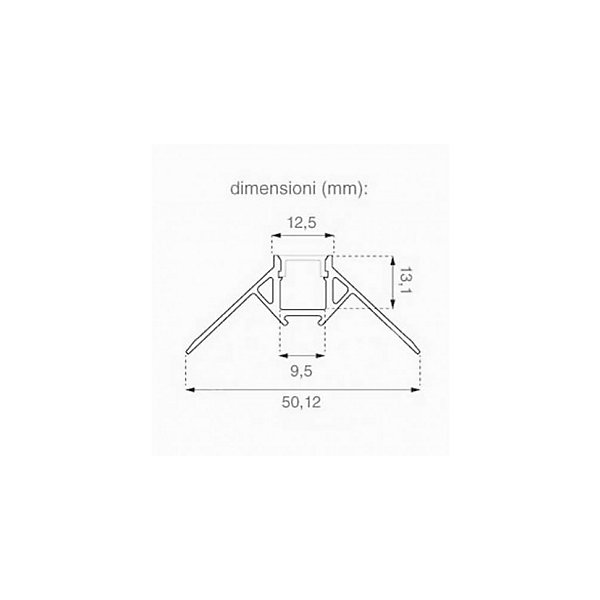 Kit profilé d'angle à niveler sur plaque de plâtre 2m avec revêtement satiné et 2 capuchons