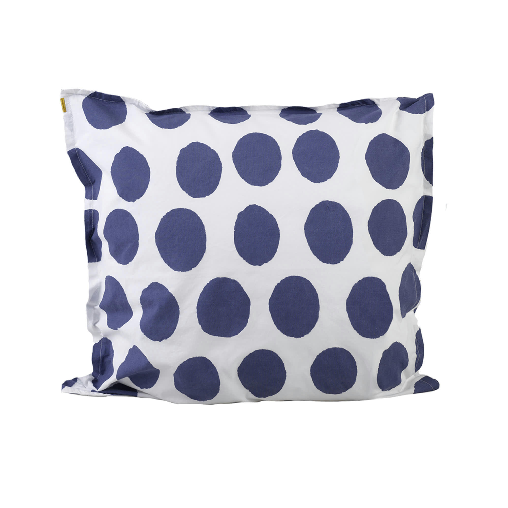 - Taie d'oreiller en percale de coton bio à pois 65x65 cm