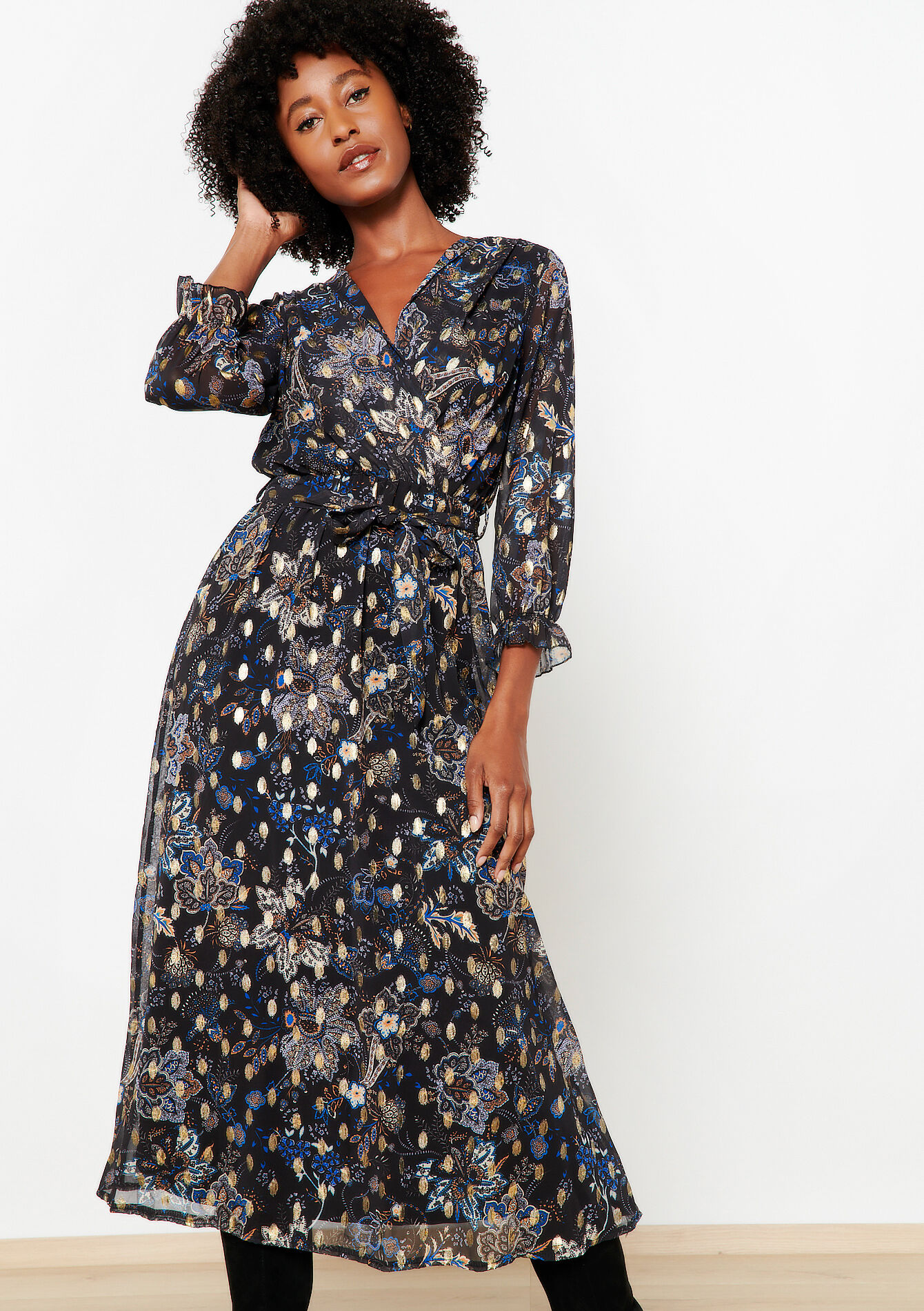 Wikkeljurk met paisley foil