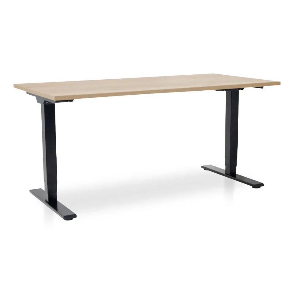 MRC COMFORT Set - Zit-sta bureau stoel - 160x80 - robuust eiken