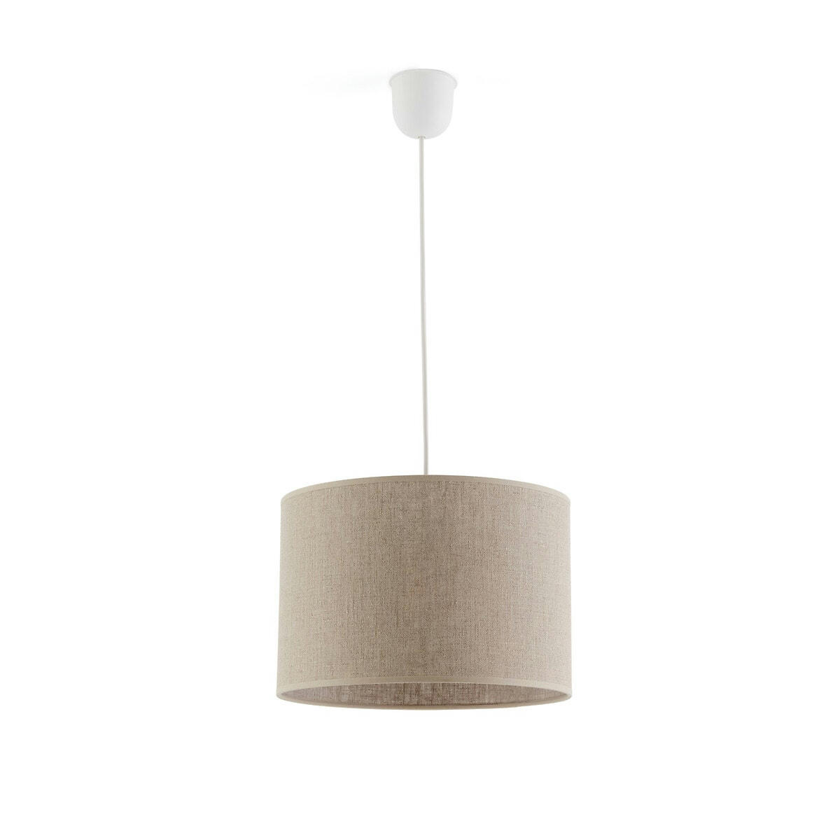 Suspension/Abat-jour en lin Ø30cm, Thade