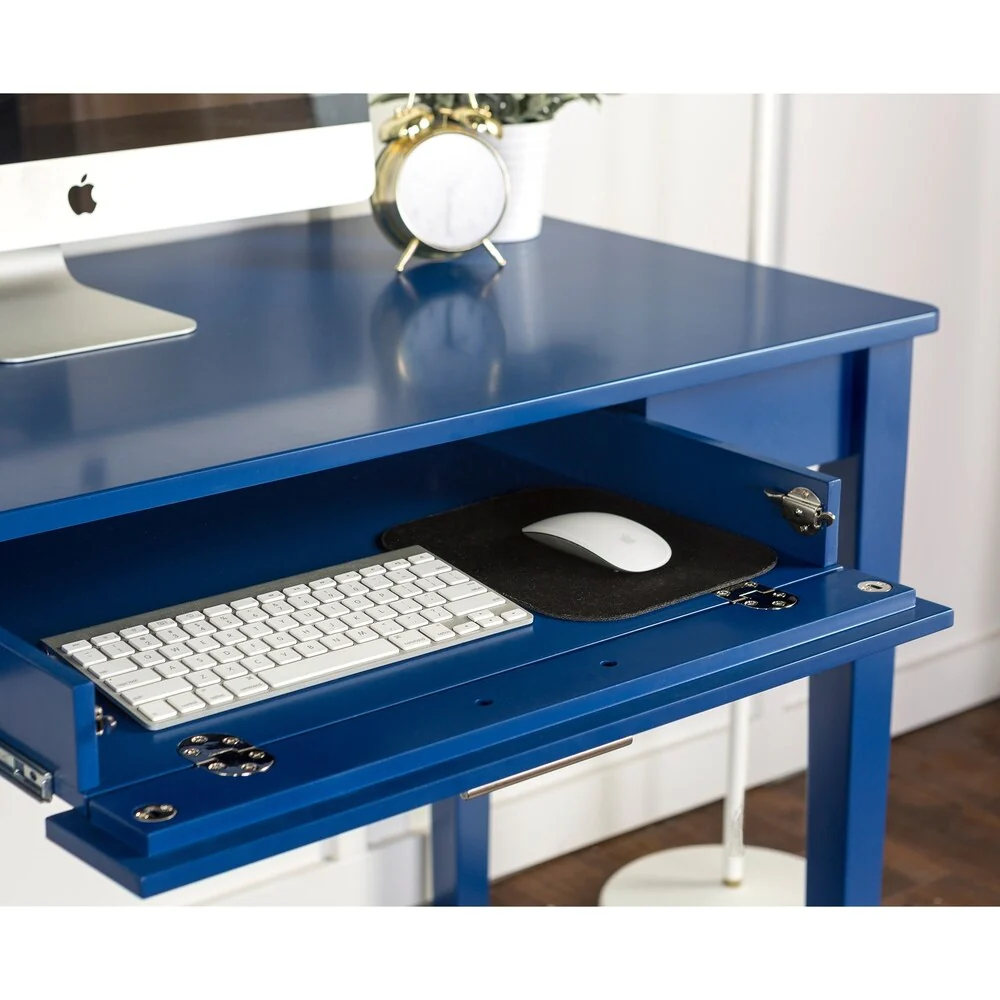 DISCO 48-inch Blue Wood Writing Desk