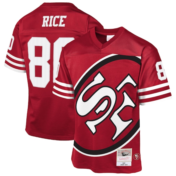 Jerry Rice San Francisco 49ers  Youth 1990 Throwback Fashion Jersey - Scarlet