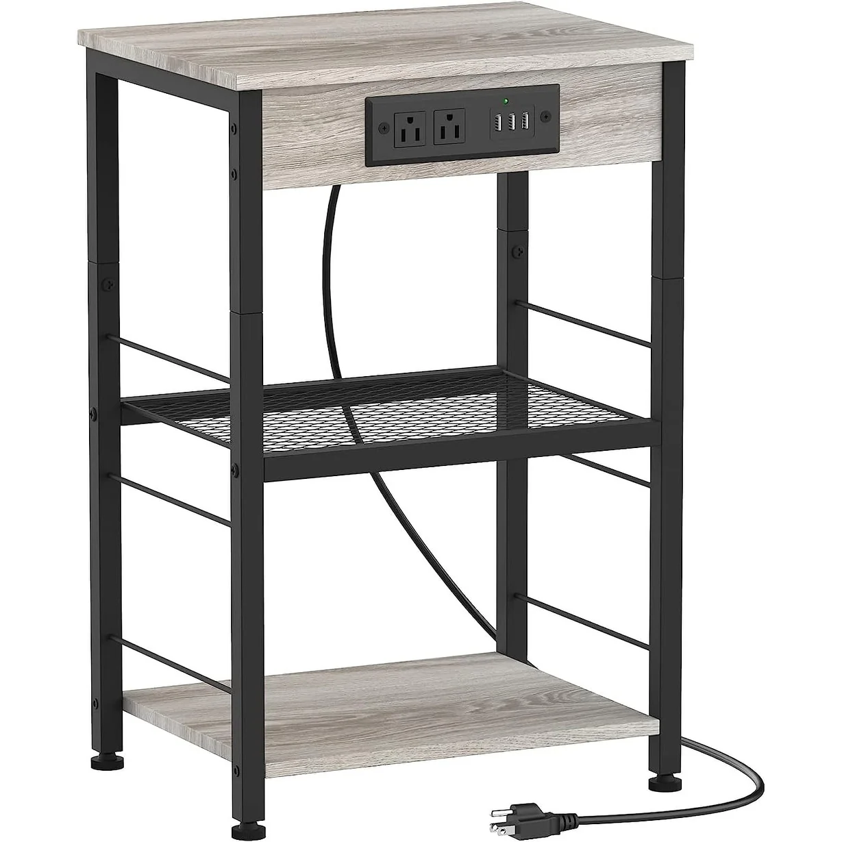 Nightstand with Charging Station