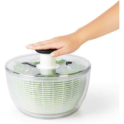 New Oxo Salad Good Grips Spinner Lettuce Dryer Serving Bowl