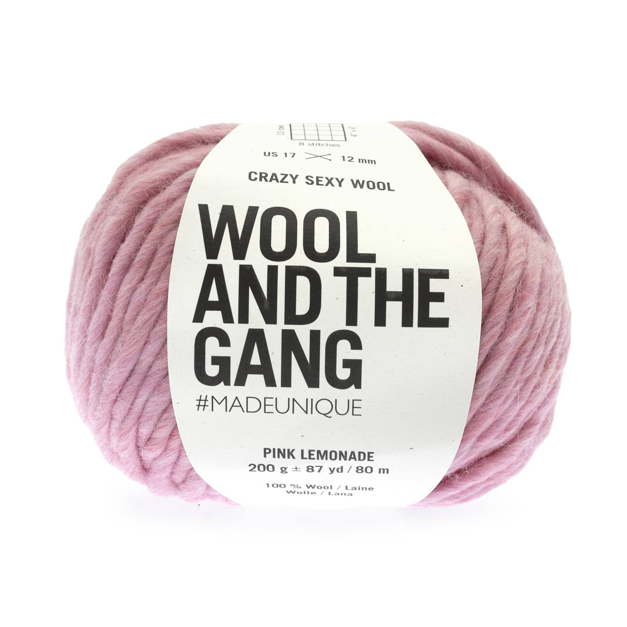 Wool and the Gang Pink Lemonade Crazy Sexy Wool 200g