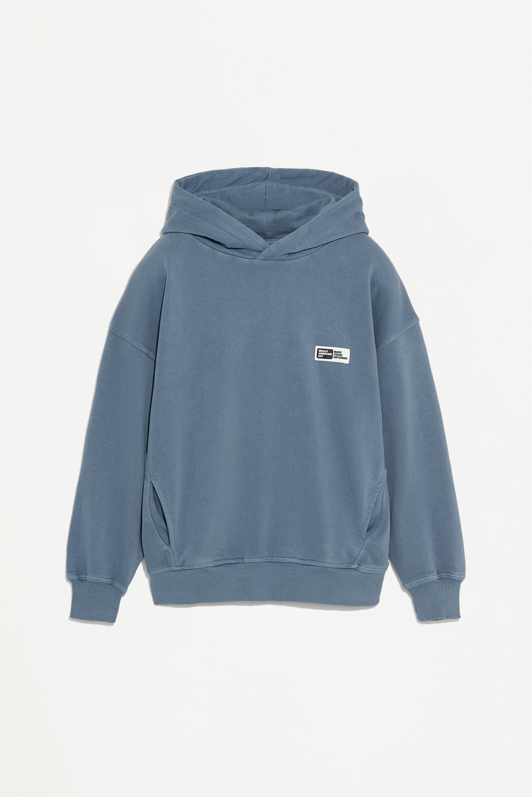 Sudadera capucha efecto lavado