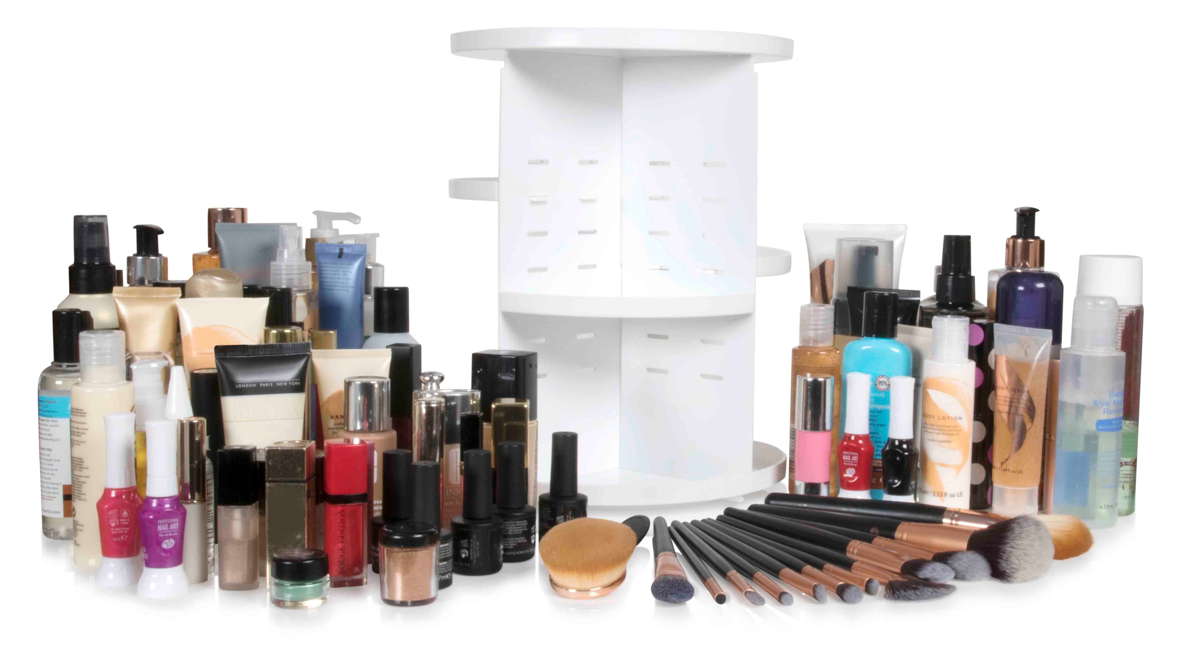 Rio Cosmetic & Brush Storage Carousel