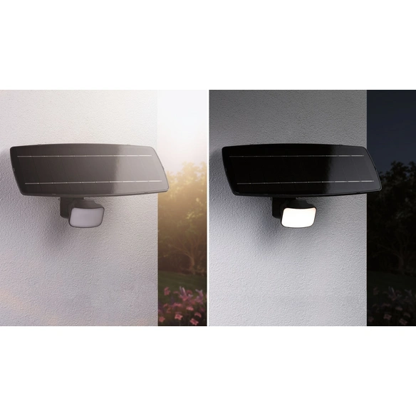 Solarleuchte, outdoor, IP65, anthrazit