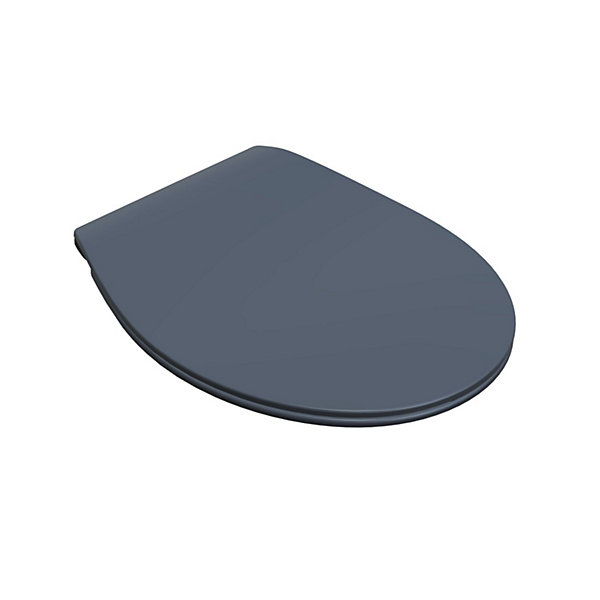 Abattant WC gris anthracite brillant Bemis