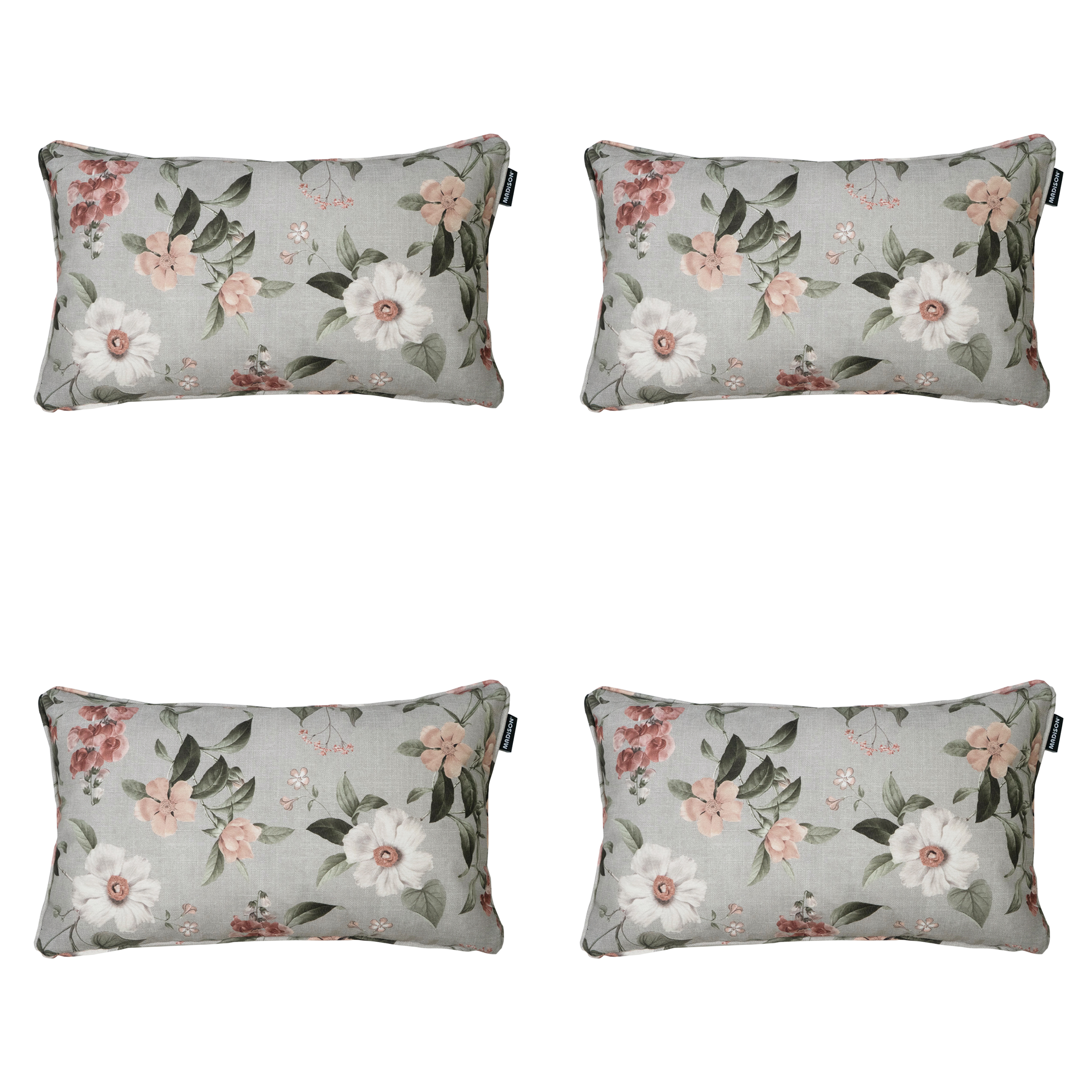 Madison sierkussen Julliete - multikleur - 30x50x10cm - set van 4