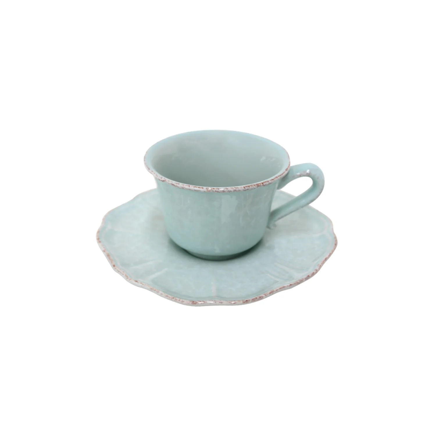 Tea Cup and Saucer Impressions, Casafina by COSTA NOVA
