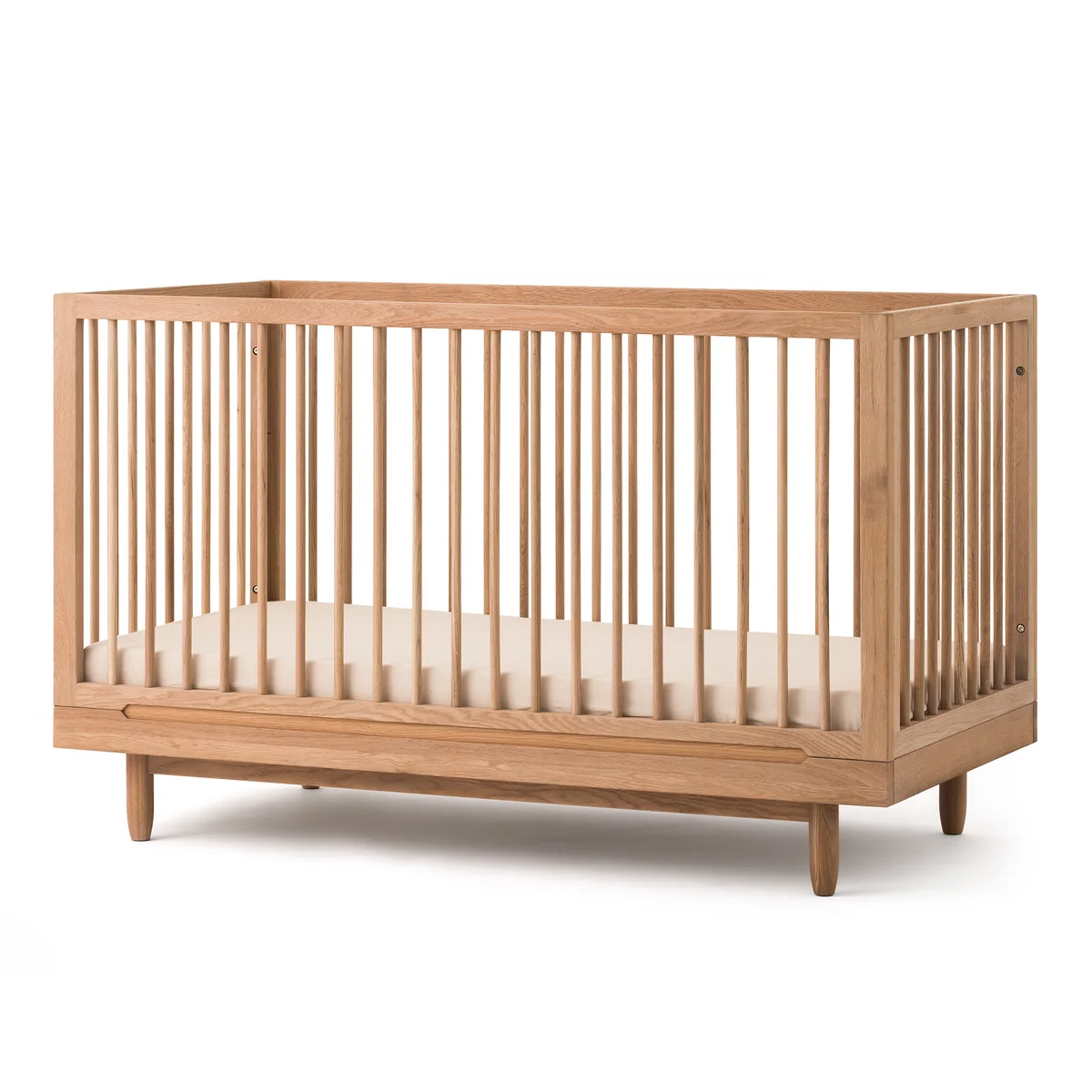 Nobodinoz - Pure Babybett, 70 x 140 cm, Eiche