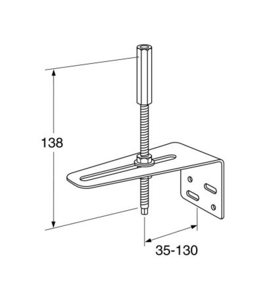 STABILISERINGSSTAG FOR KJØKKENBATTERI GUSTAVSBERG