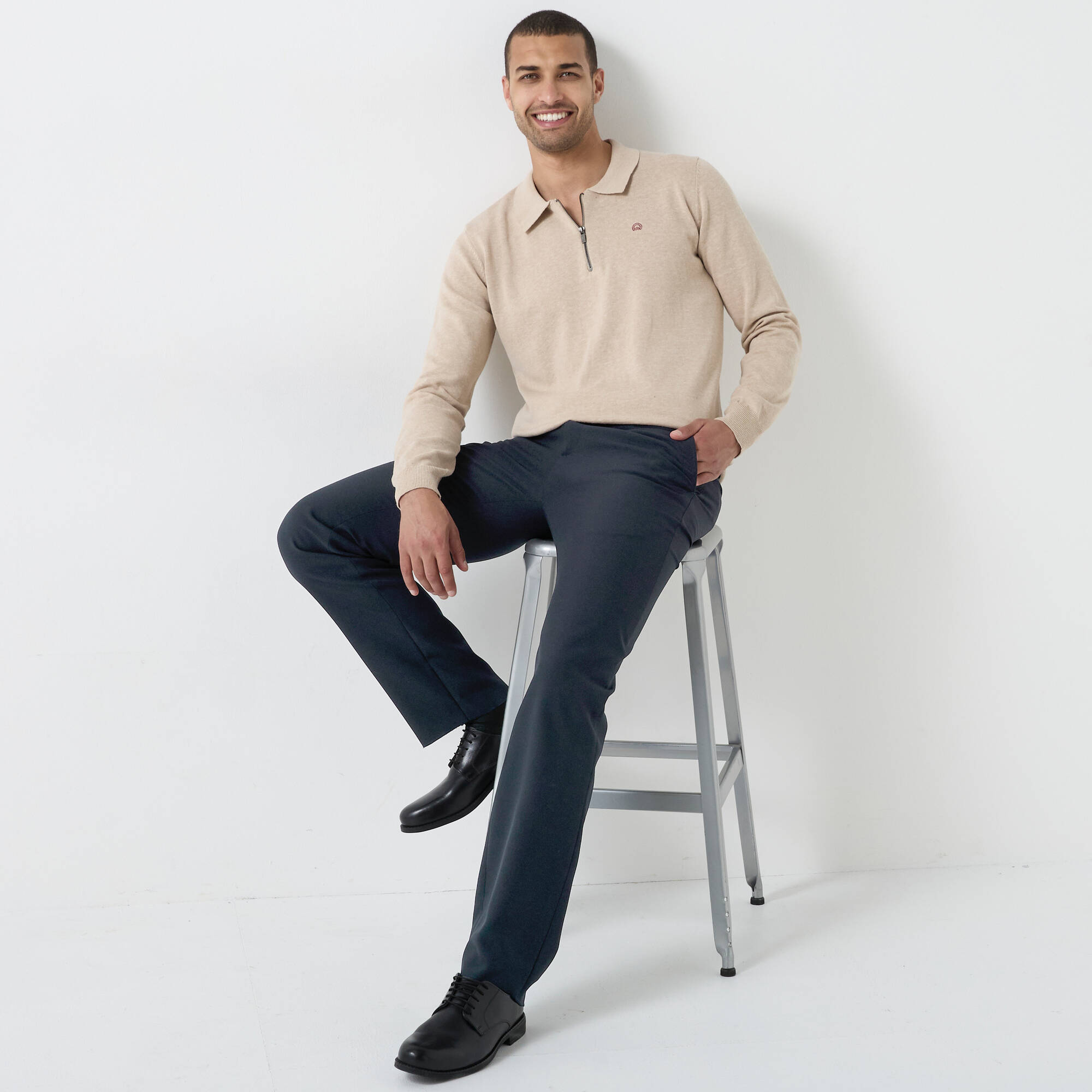 Pantalon ceinture ajustable invisible - polyester