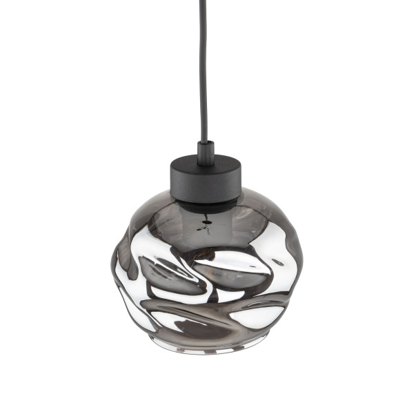 Lampa Wisząca ZULIA 1xE27 szklana nowoczesna do salonu