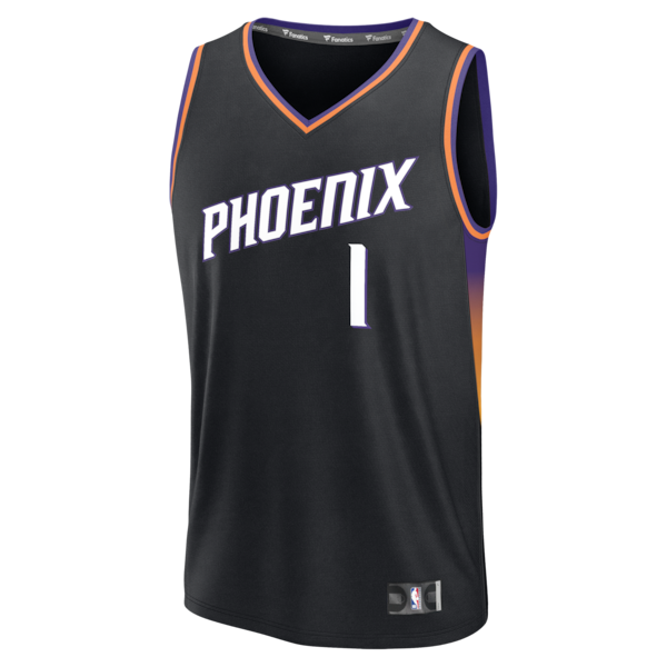 Devin Booker Phoenix Suns  Youth  Fast Break Jersey - Statement Edition - Black