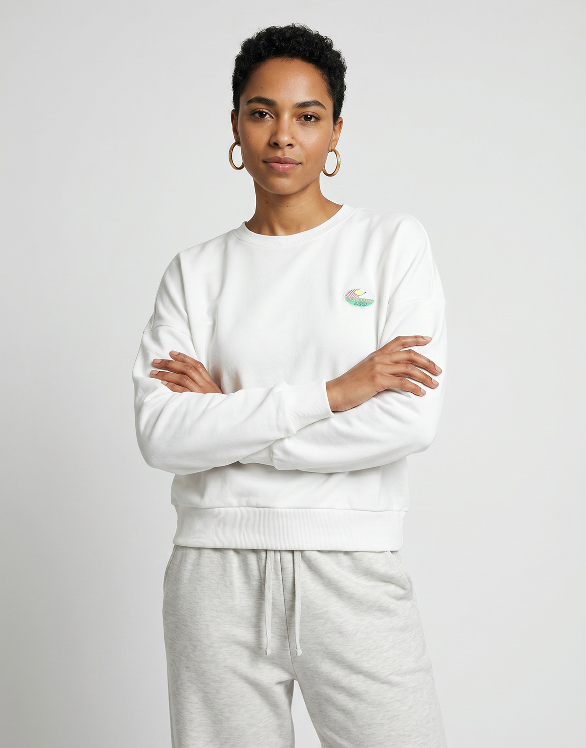 Only - ONLMINNA O NECK - White