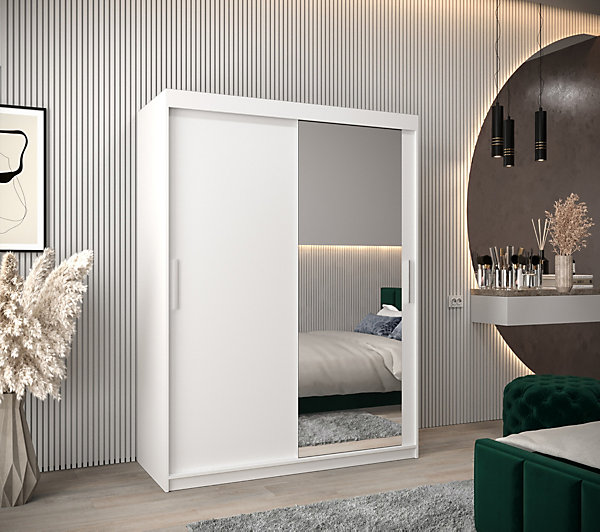 Armoire Tokyo 2 à portes coulissantes H. 200 x L. 150 x P. 62, 2 portes