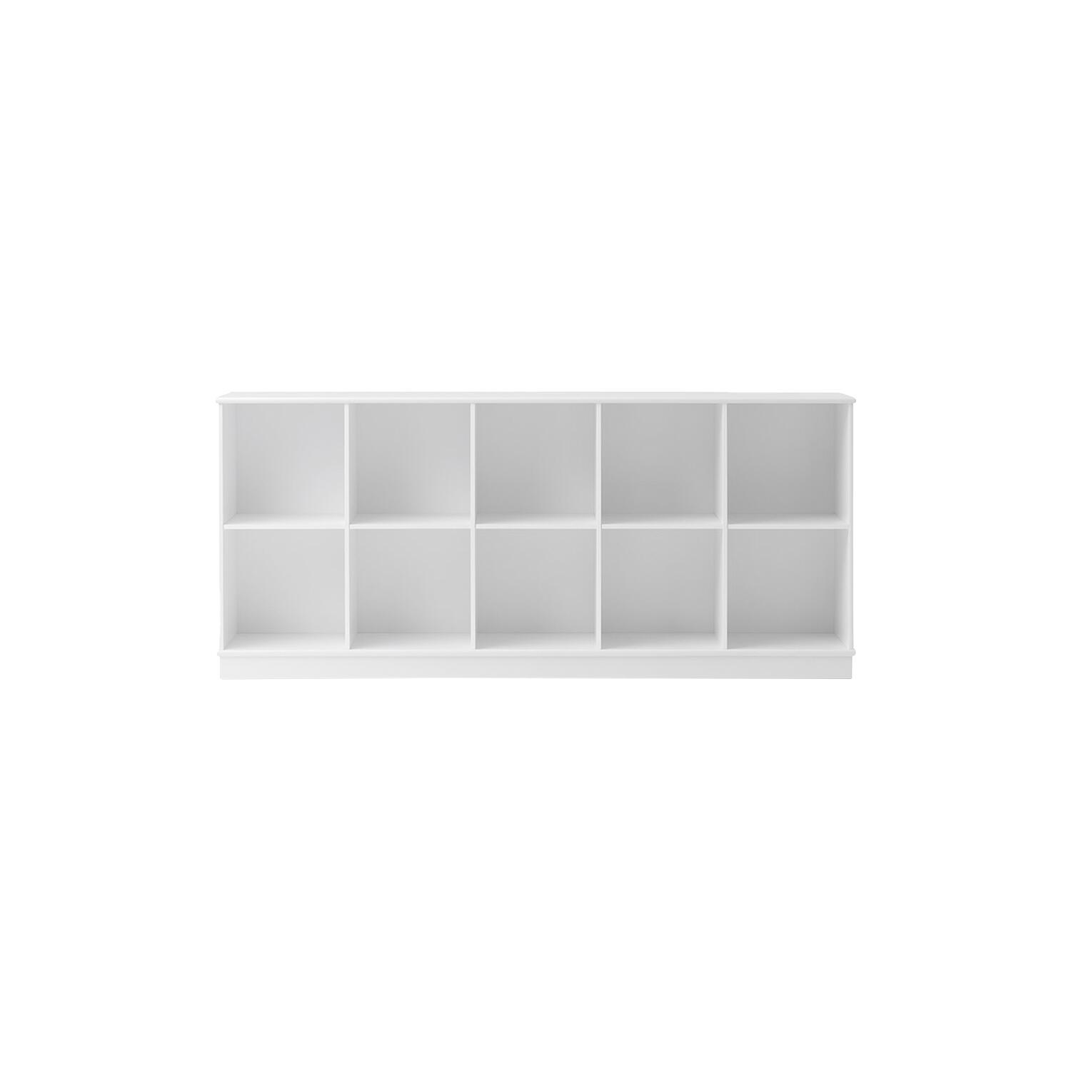 Wood reol 5x2 vandret med sokkel