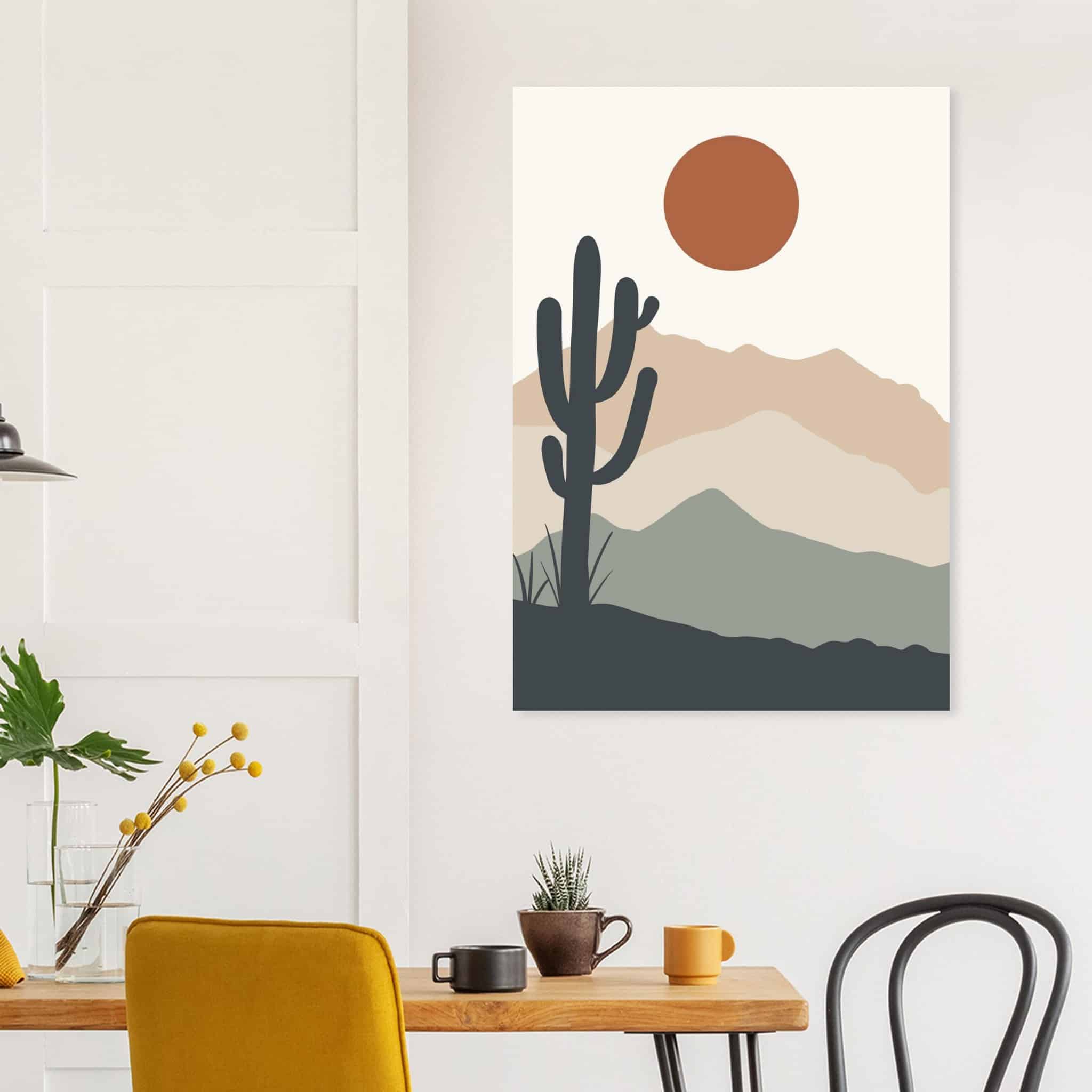 Artfulprints Poster Boho – Western calm  - 70x100 cm - beige