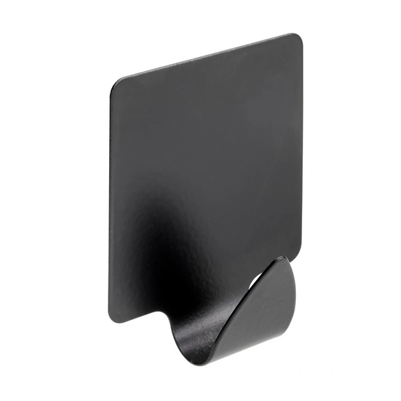 Klebehaken, Edelstahl 304, schwarz matt
