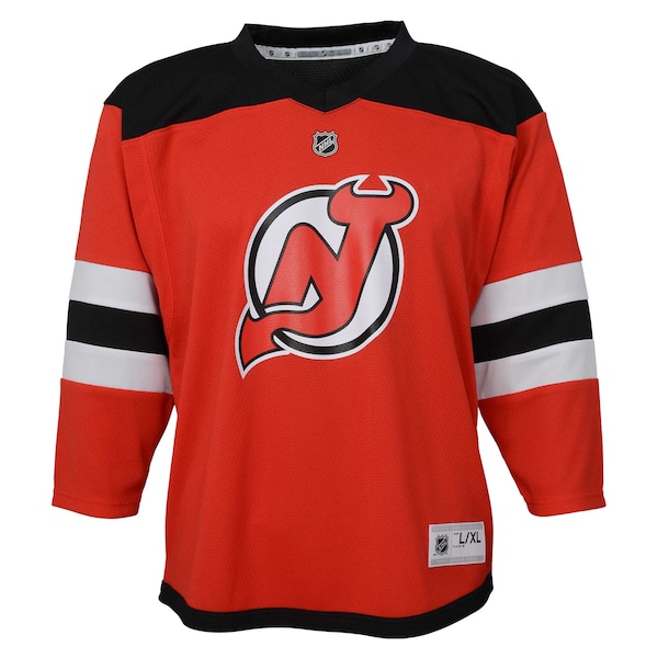 Jack Hughes New Jersey Devils Toddler Home Replica Player Jersey - Red