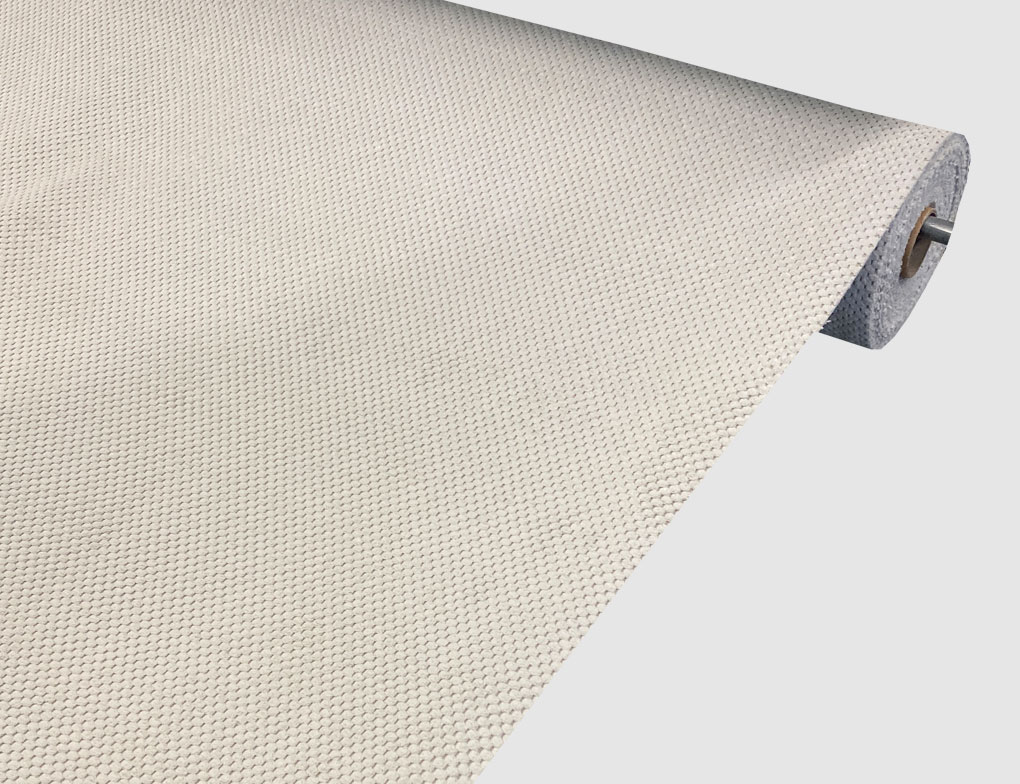 Möbelstoff Waffelvelours Beige