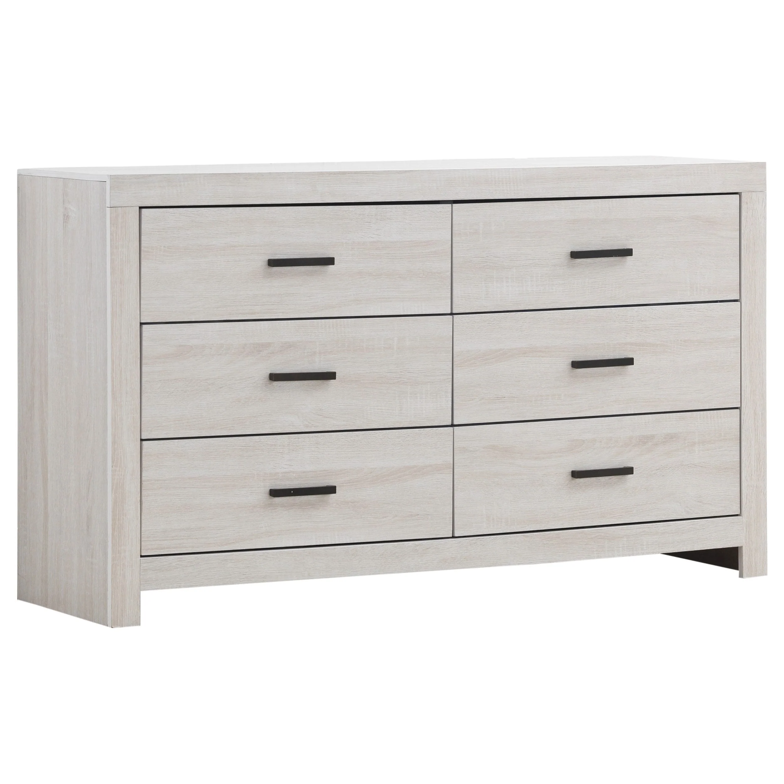 Brantford Farmhouse Rectangular 6-drawer Dresser