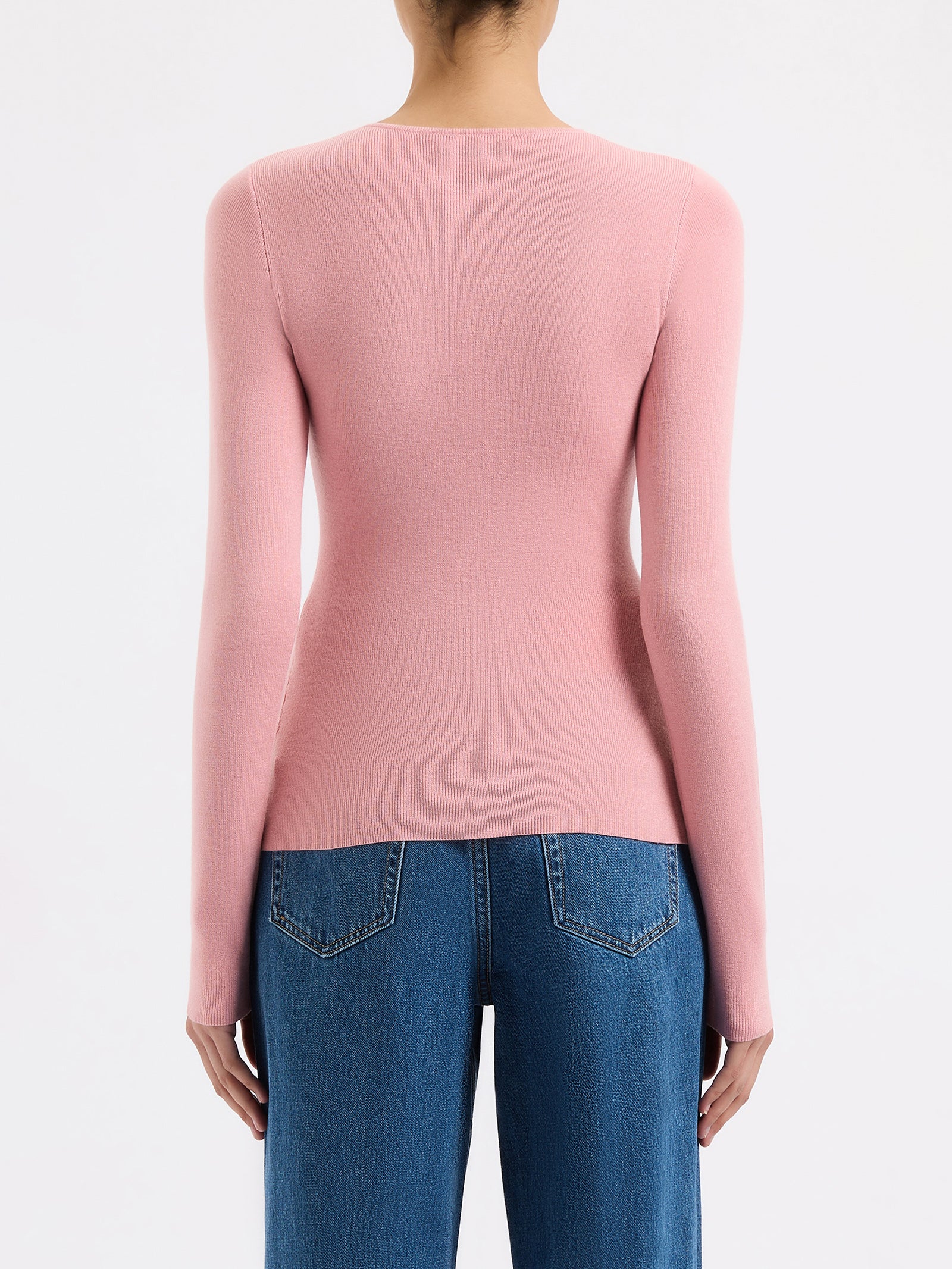 Simone Knit Top - Peony