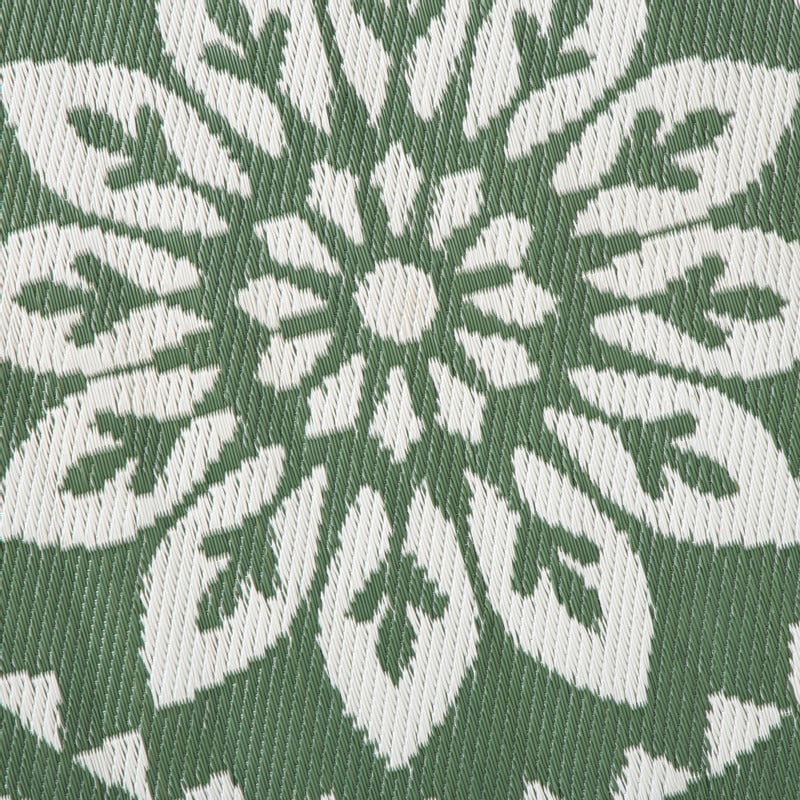 Buitenkleed bloem - groen - &Oslash;150 cm