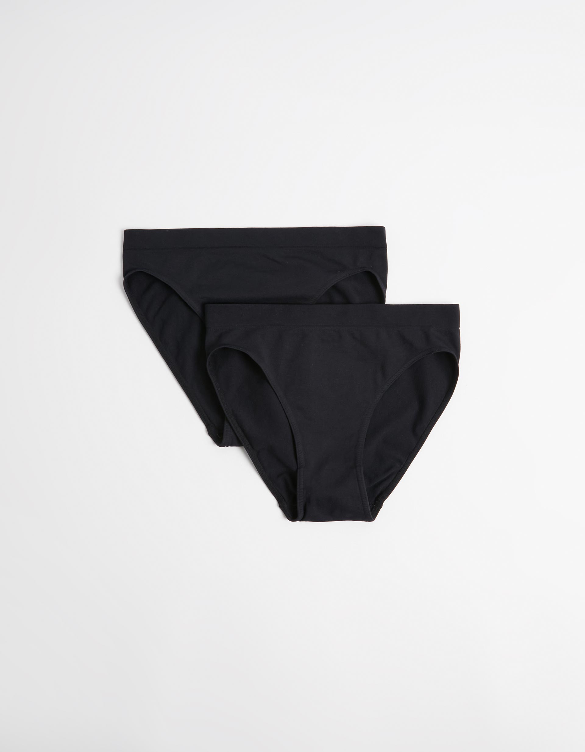 Pack 2 Cuecas sem Costuras, Mulher, Preto