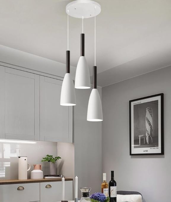 Lampa sufitowa metalowa klosz