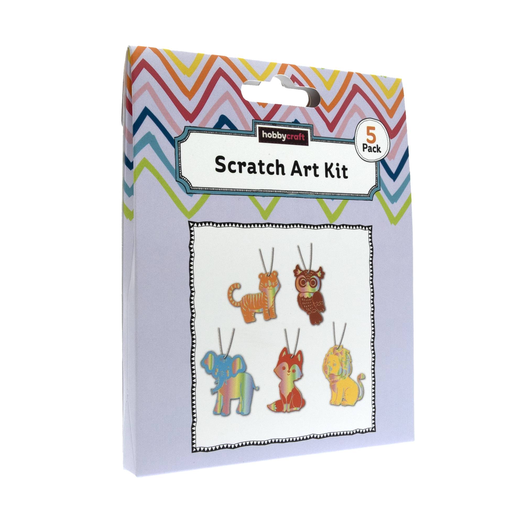 Animal Scratch Art Kit 5 Pack