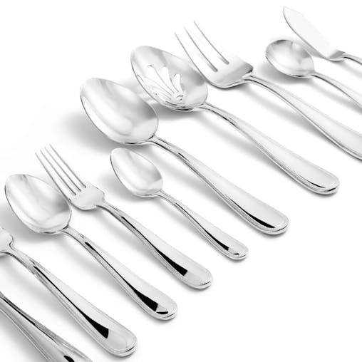 Verg Wang Wedgewood 45pc Stainless Steel Infinity Cutlery Set 45 Piece