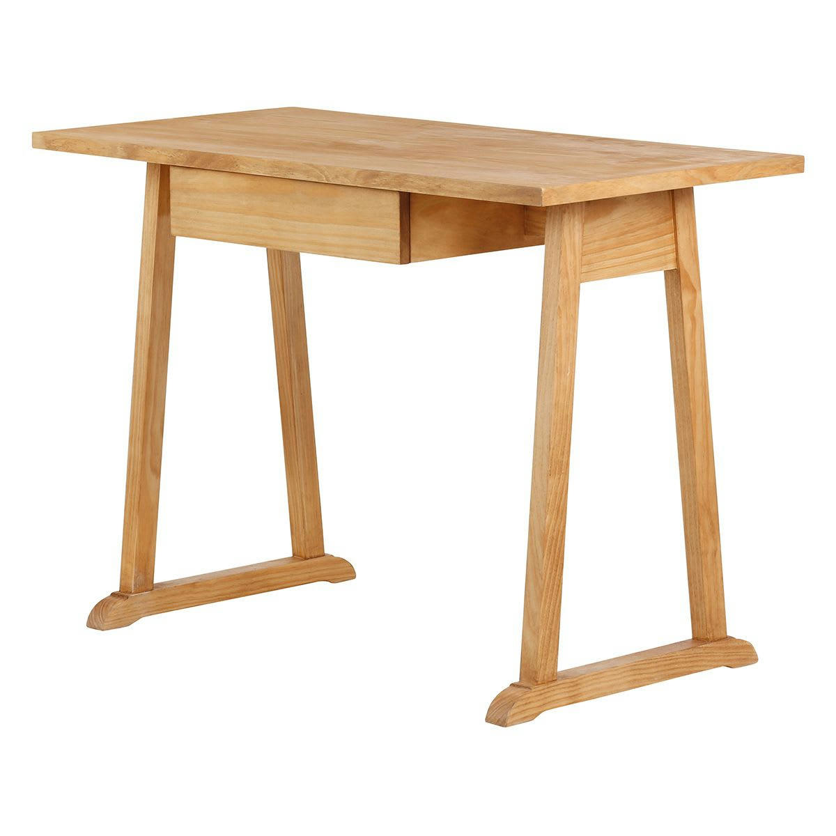 AVORIAZ - Bureau en pin 110 cm 1 tiroir