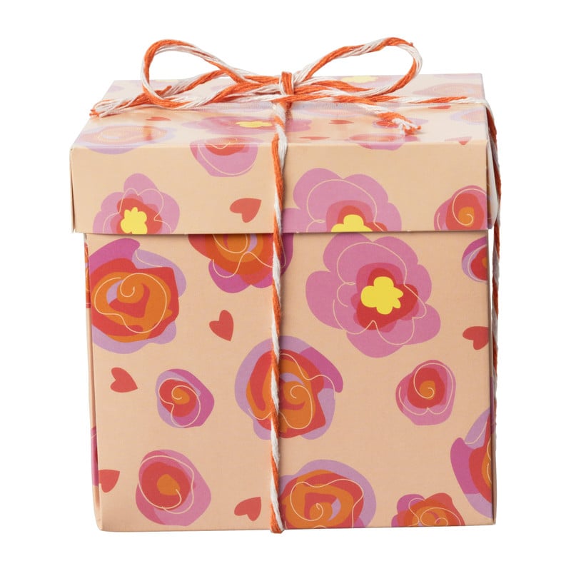 DIY hartjes verrassings explosiebox - rood