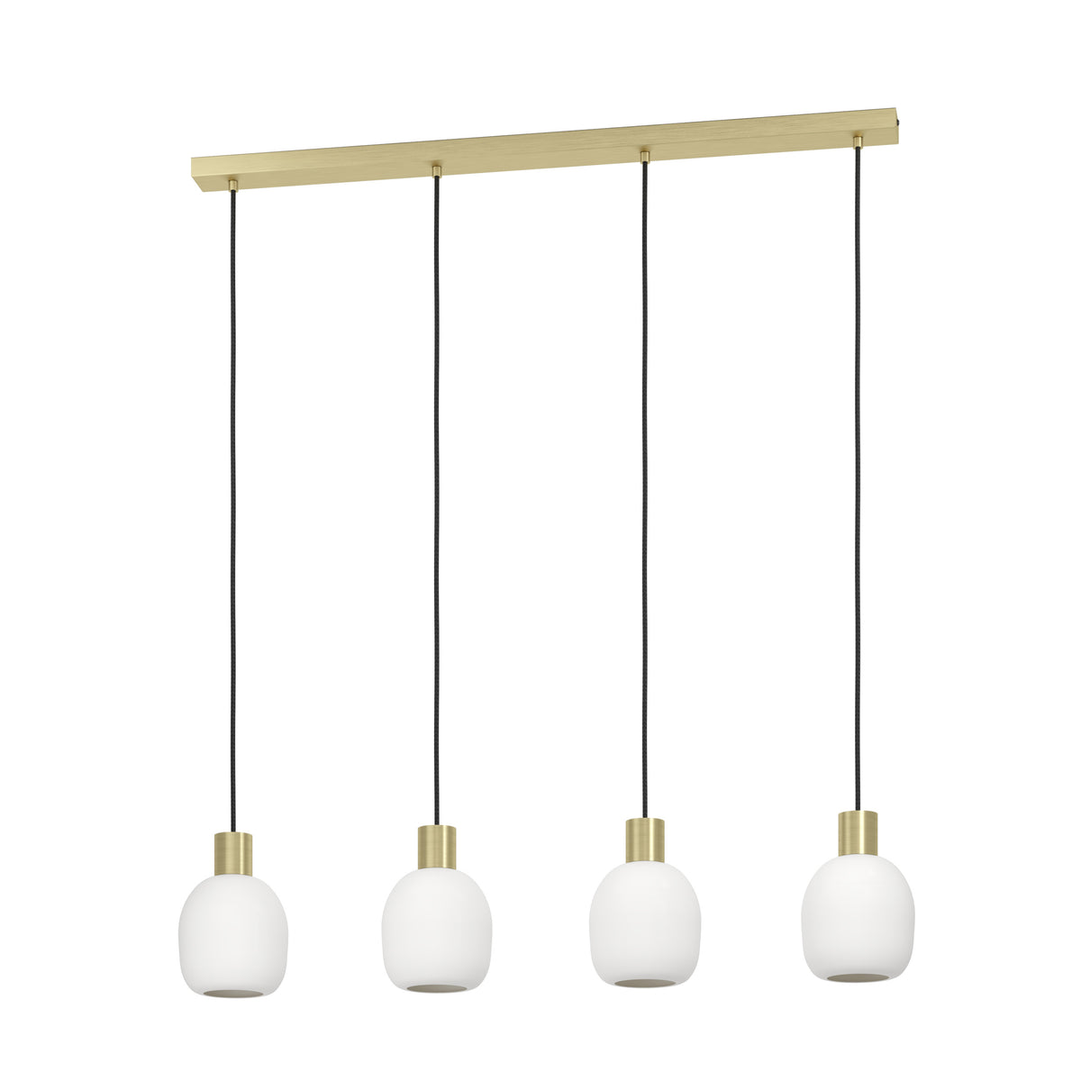 EGLO hanglamp Manzanares - e27 - 97 cm - wit/goud
