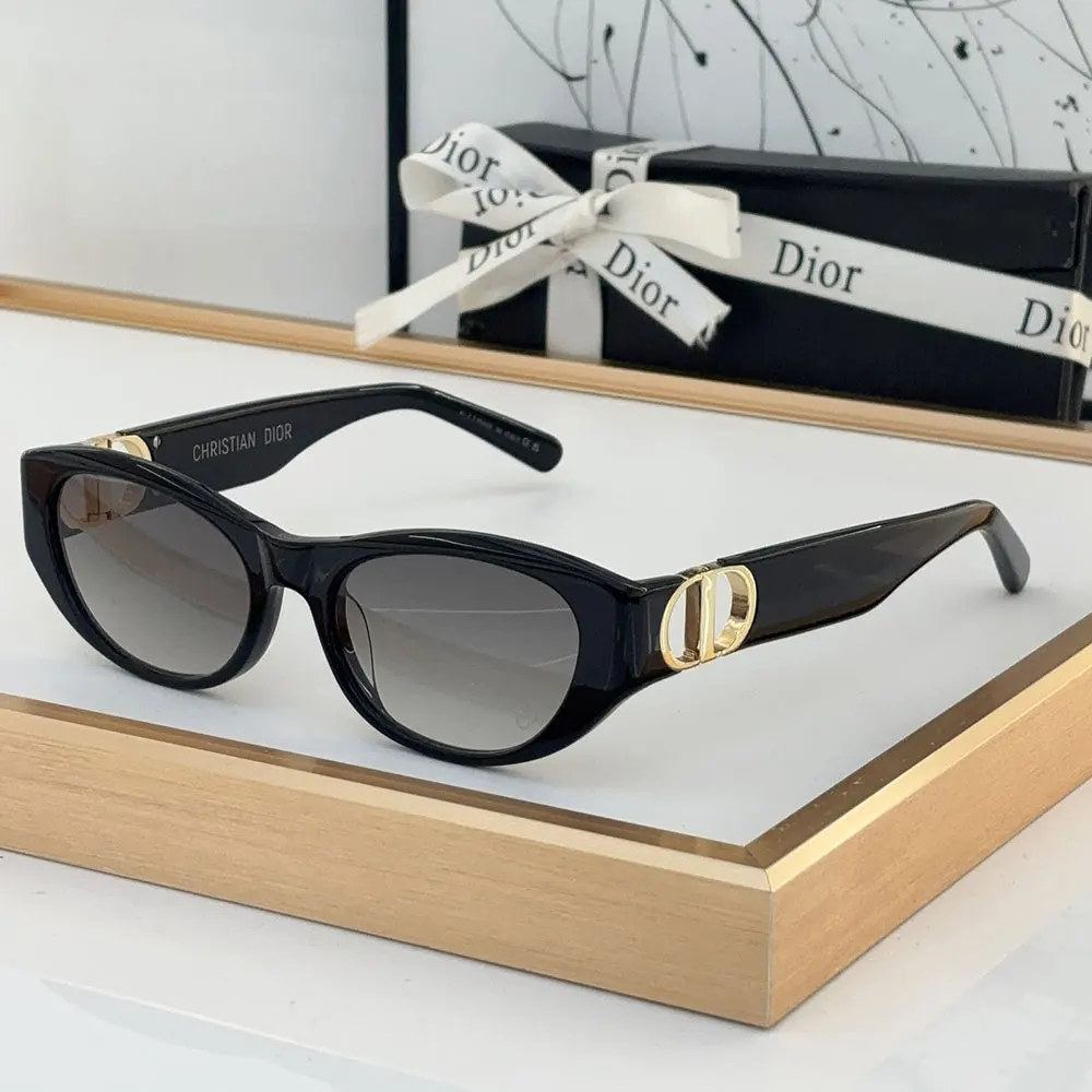 Dior The Hollow Logo of The Mirror Leg  sunglasses