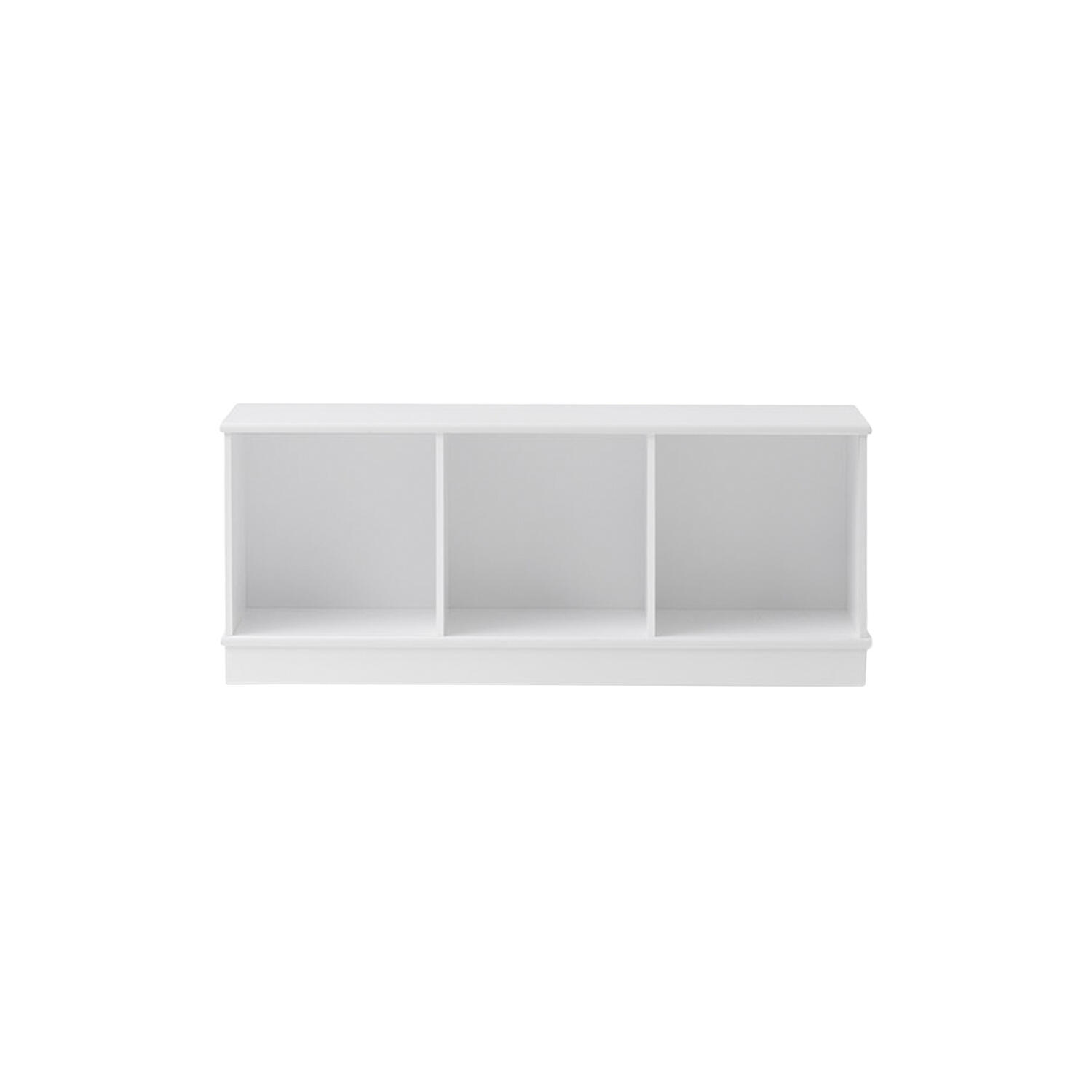 Wood reol 3x1 vandret med sokkel